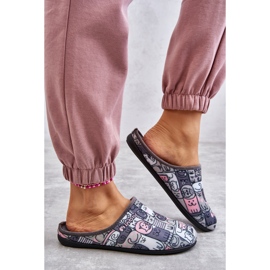 BEFADO S.A. Pantofole Befado Kotki 155D208 Grigio 2