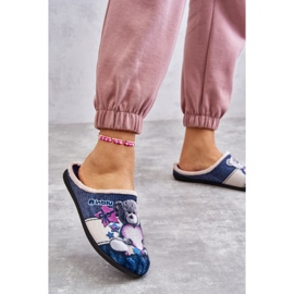 BEFADO S.A. Pantofole Befado Teddy Bear Con Cuore 155D210 Blu Navy 2