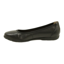 Comode ballerine Caprice in pelle 22150-20 022 Nappa nera nero 2