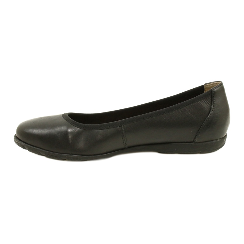 Comode ballerine Caprice in pelle 22150-20 022 Nappa nera nero 2