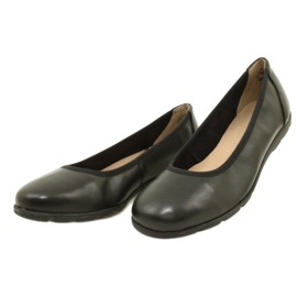 Comode ballerine Caprice in pelle 22150-20 022 Nappa nera nero 3