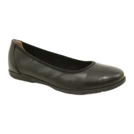 Comode ballerine Caprice in pelle 22150-20 022 Nappa nera nero 1