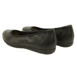 Comode ballerine Caprice in pelle 22150-20 022 Nappa nera nero 4