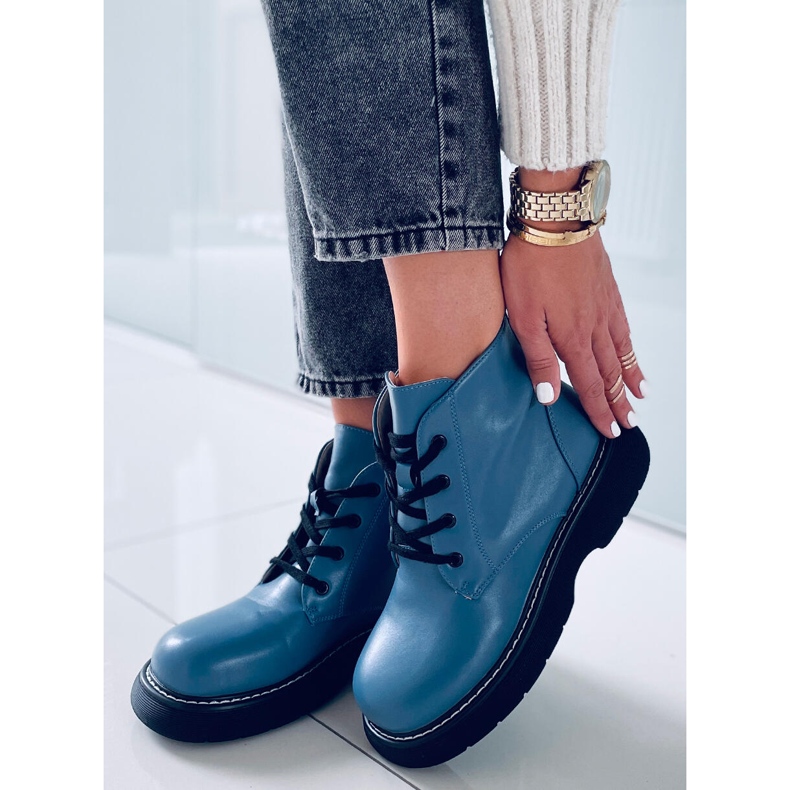 BM Gaia Stivali martensiaki blu 2
