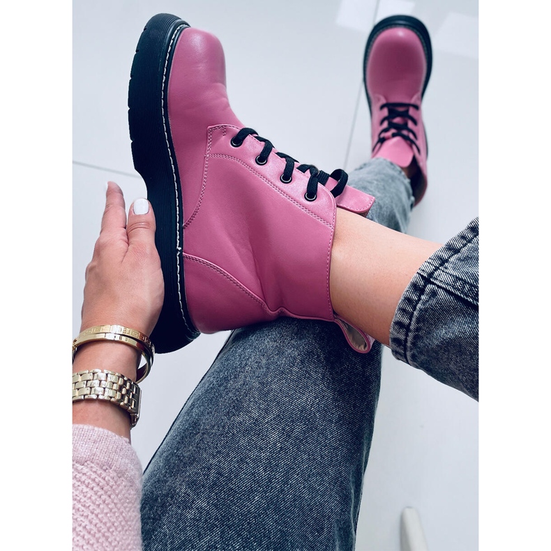 BM Gaia Stivali martensiaki rosa 2