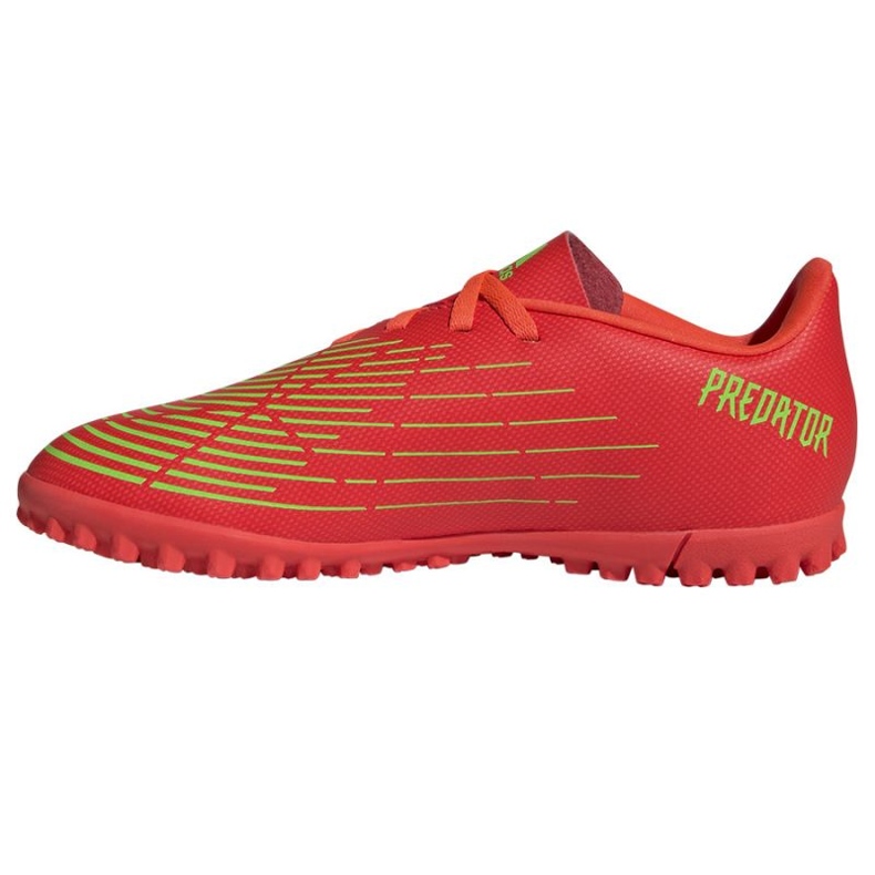 Scarpe da calcio Adidas Predator Edge.4 Tf Jr GV8495 rosso arance e rossi 1