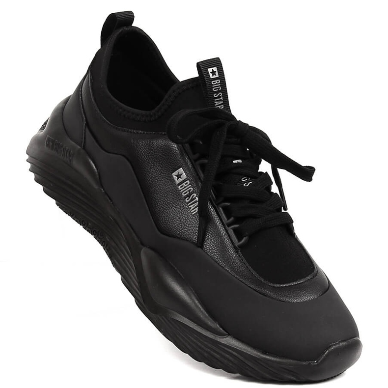 Scarpe sportive da uomo nere Big Star LL174149 nero 1