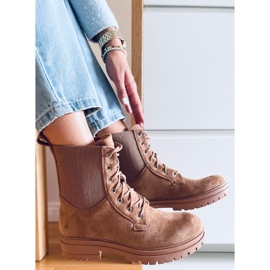 BM Stivali stringati Vecna ​​Khaki marrone 2