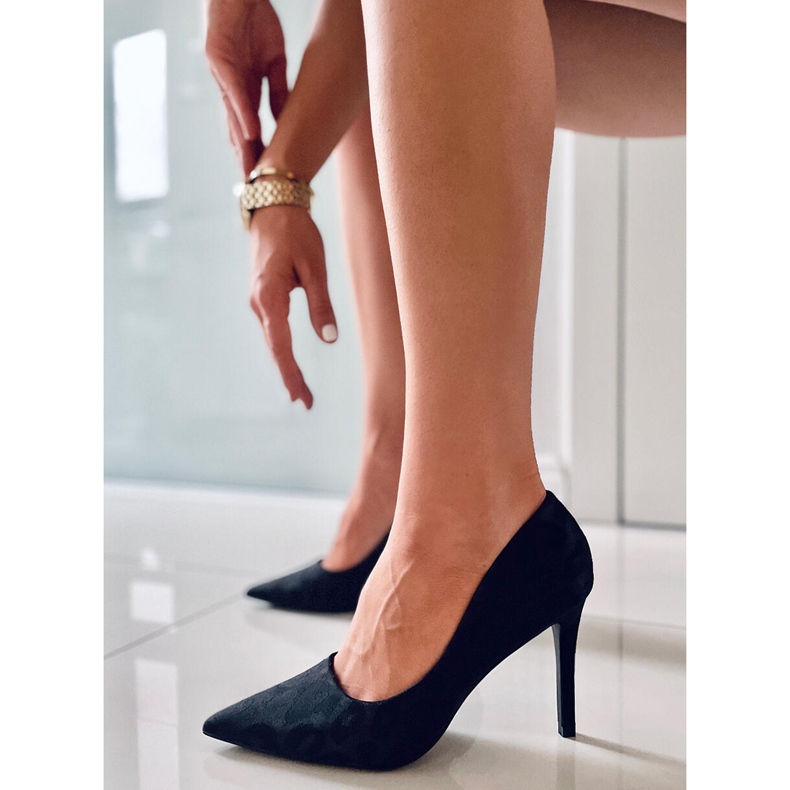 BM Scarpe col tacco da donna Telisha Black nero 2
