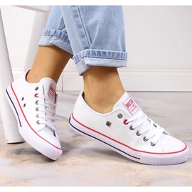 Mezze sneakers bianche Big Star T274022 bianco 1