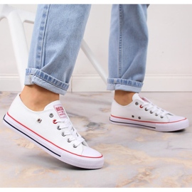 Mezze sneakers bianche Big Star T274022 bianco 2