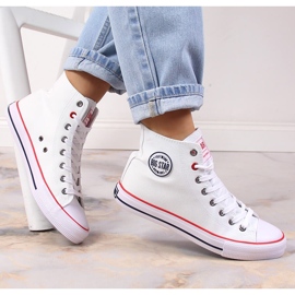 Sneakers alte Big Star T274026 bianche bianca 2