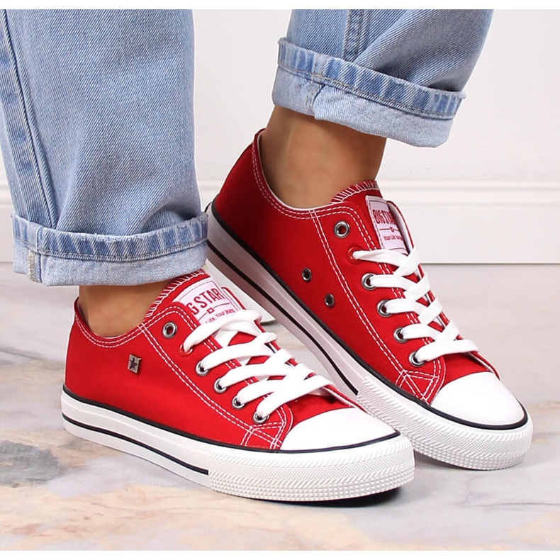 Mezze sneakers rosse Big Star T274020 rosso 1