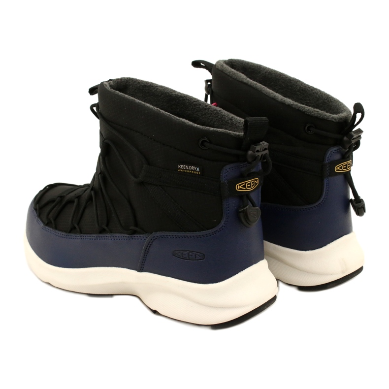 Stivali da neve Keen Uneek Chukka 1025446, neri e blu nero 2