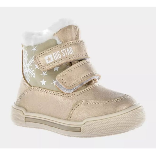 Scarpe, doposci Big Star Jr. KK374189 beige d'oro 1