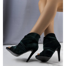 Eleganti décolleté verdi con tomaia di Sao verde 1
