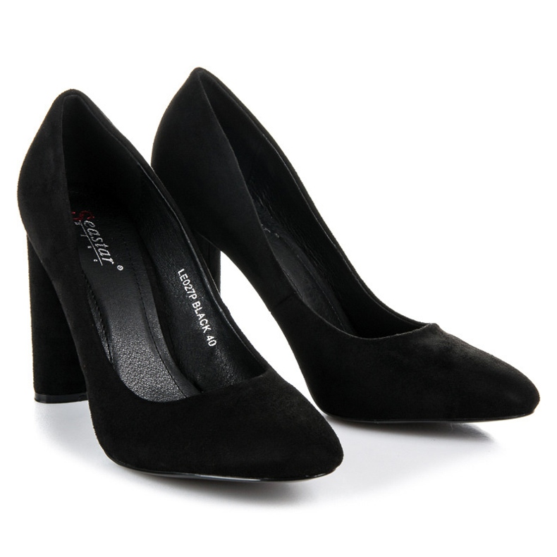 Seastar Décolleté in camoscio nero 2