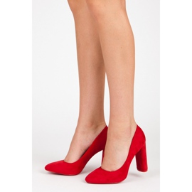 Seastar Décolleté in camoscio rosso 2