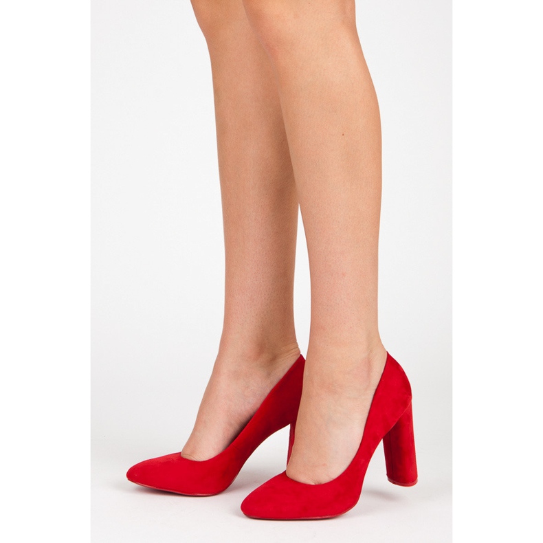 Seastar Décolleté in camoscio rosso 2