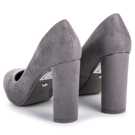 Seastar Décolleté in pelle scamosciata grigio 2