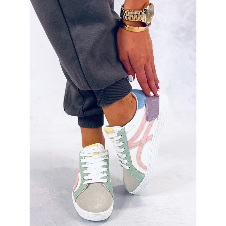 Sneakers Wilson rosa da donna multicolore 2