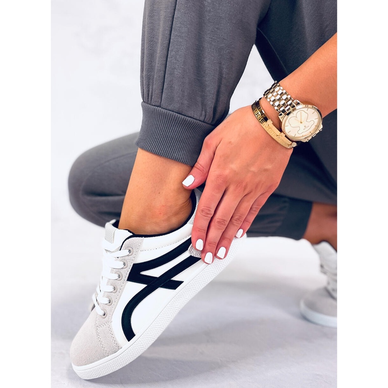 BM Sneakers Wilson White da donna grigio 2