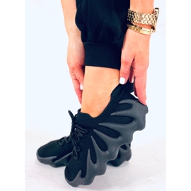 BM Scarpe da ginnastica a calzino Eaton Black nero 1