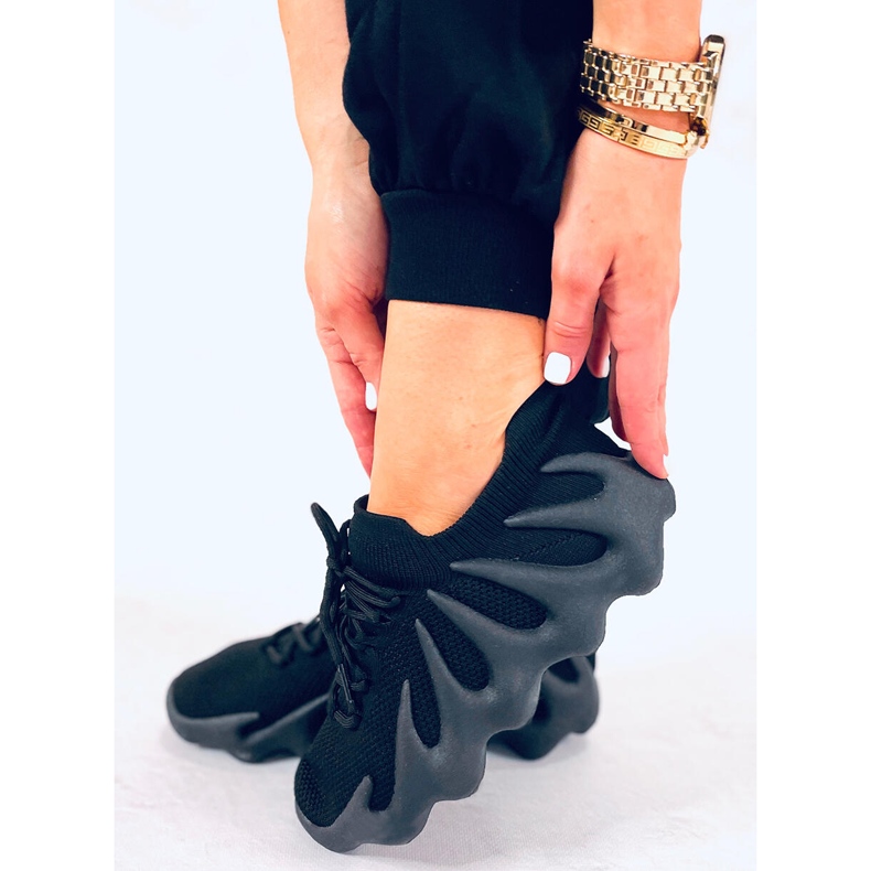 BM Scarpe da ginnastica a calzino Eaton Black nero 1