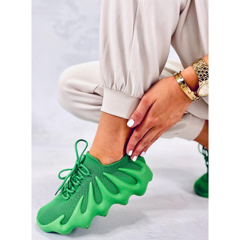 BM Scarpe da ginnastica a calzino Eaton Green verde 1