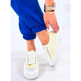 BM Sneakers con plateau da donna Dors Yellow giallo 2
