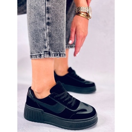 BM Scarpe da ginnastica con plateau Kirby nere nero 1