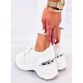 BM Sneakers con zeppa Davis White bianca 2