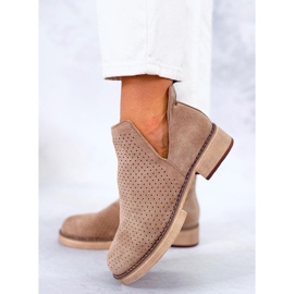 BM Stivali primaverili traforati Neve Khaki beige cachi 2