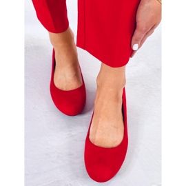 BM Ballerine con zeppa rossa Lumley rosso 1