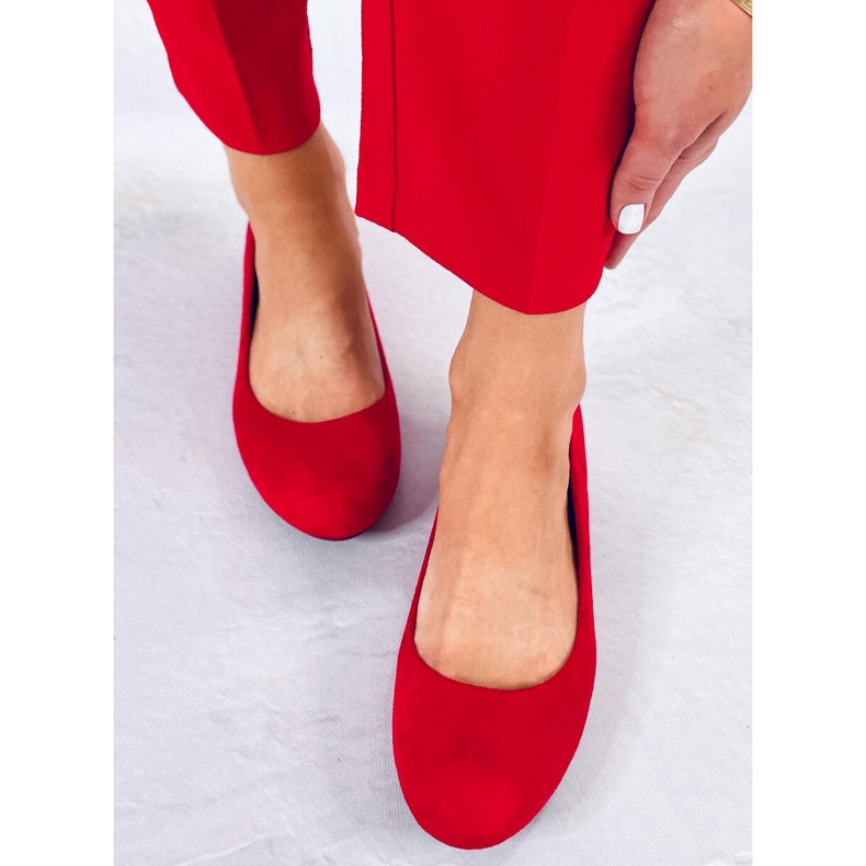 BM Ballerine con zeppa rossa Lumley rosso 1