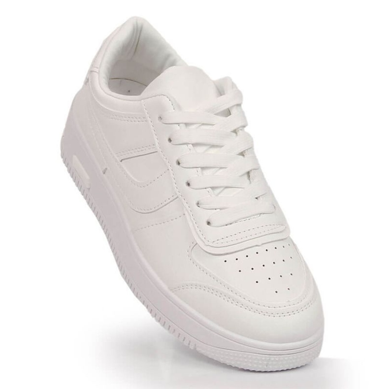 Scarpe sportive con plateau Vinceza W JAN92A bianco 1