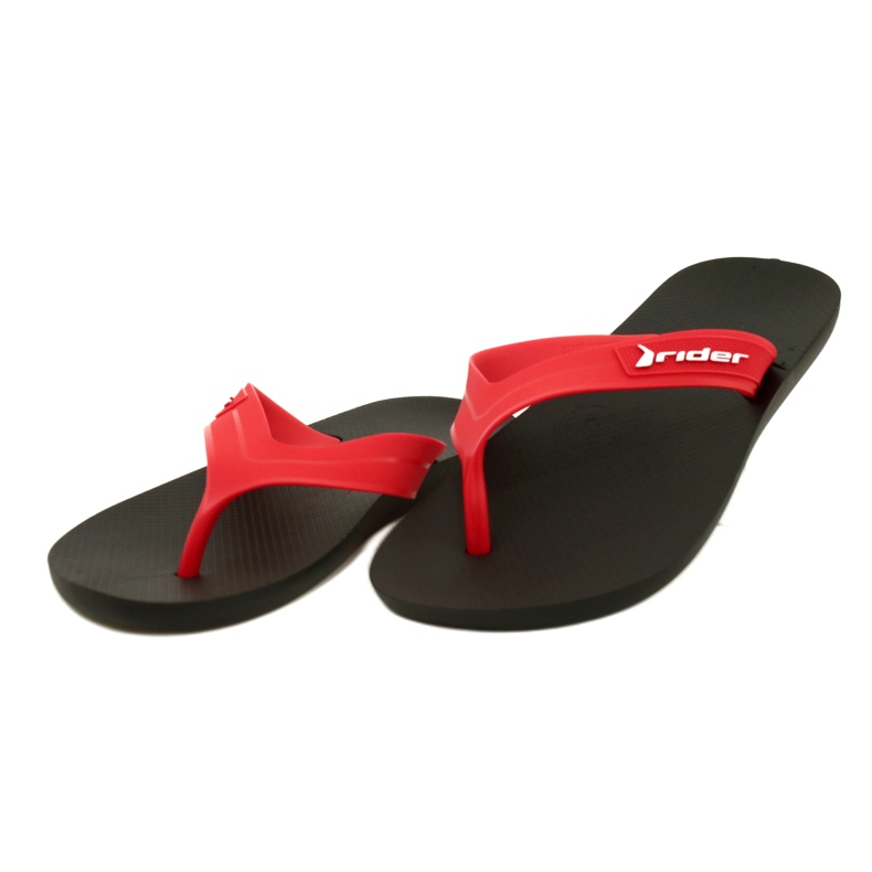 Infradito da uomo Rider 12120 AF985, rosse nero 2