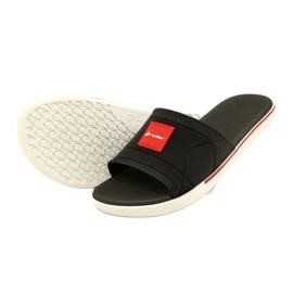 Rider Slifori da uomo Slide rotazione del pilota AD 11795 AG359 NERO/ROSSO 3
