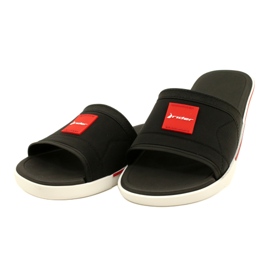 Rider Slifori da uomo Slide rotazione del pilota AD 11795 AG359 NERO/ROSSO 2