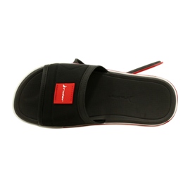 Rider Slifori da uomo Slide rotazione del pilota AD 11795 AG359 NERO/ROSSO 4