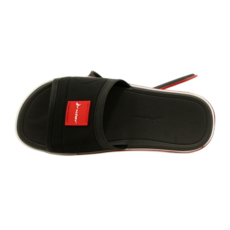 Rider Slifori da uomo Slide rotazione del pilota AD 11795 AG359 NERO/ROSSO 4