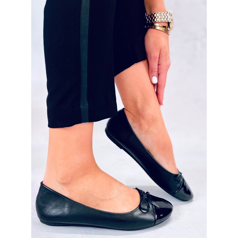 BM Ballerine da donna Chanel Gemma Black nero 2