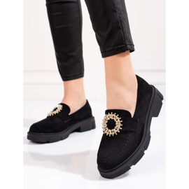 Scarpe da donna Shelovet in camoscio nero 1