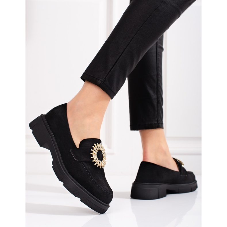 Scarpe da donna Shelovet in camoscio nero 2