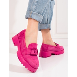 Goodin Scarpe con zeppa fucsia Shelovet da donna rosa 1