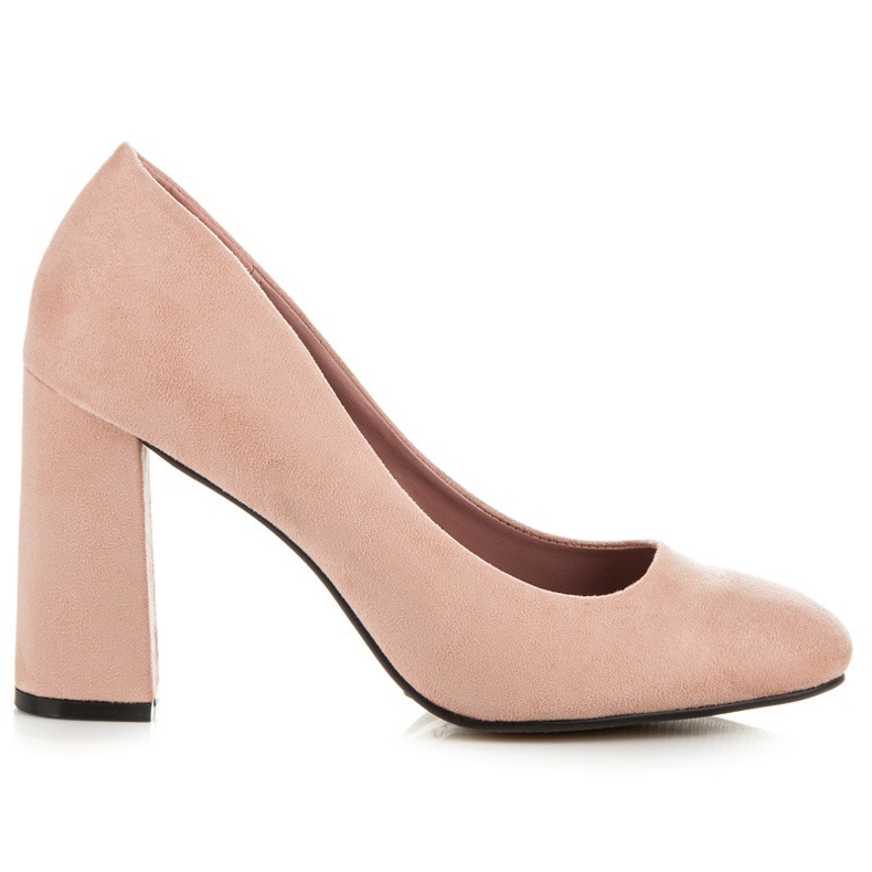 Seastar Décolleté in pelle scamosciata rosa 1