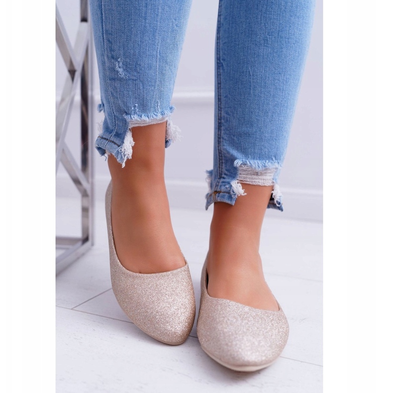 PS1 Ballerine da donna Glitter Golden Fifi d'oro 1