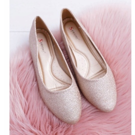 PS1 Ballerine da donna Glitter Golden Fifi d'oro 2
