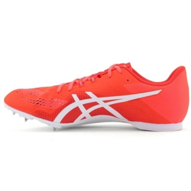 Asics Hyper Md 8 scarpe chiodate per medie distanze 1093A198 702 arancia 1