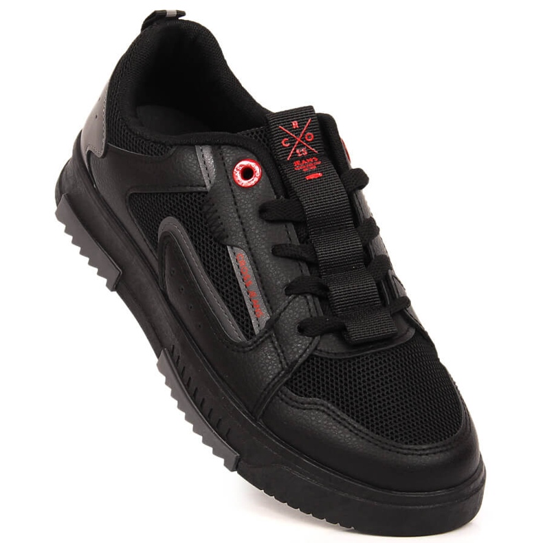 Scarpe sportive nere Cross Jeans LL2R4012C nero 1